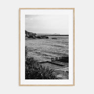 Ocean Pool Photo B&W No 1 Poster