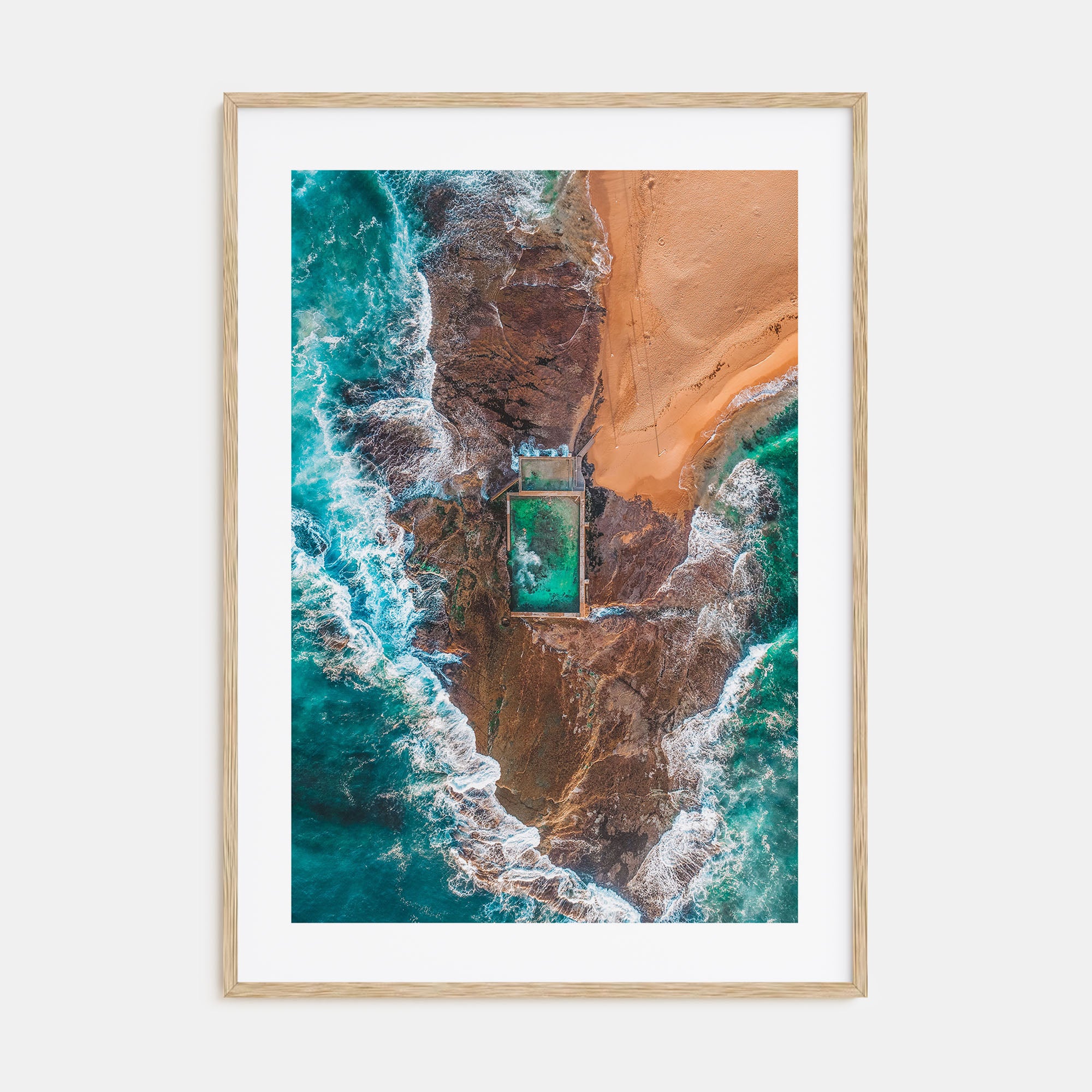 Ocean Pool Photo Color No 2 Poster