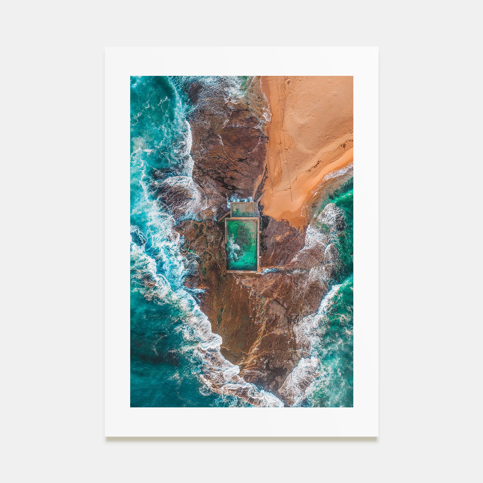 Ocean Pool Photo Color No 2 Poster