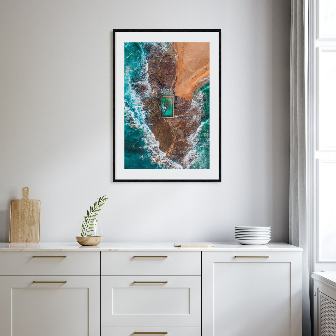 Ocean Pool Photo Color No 2 Poster