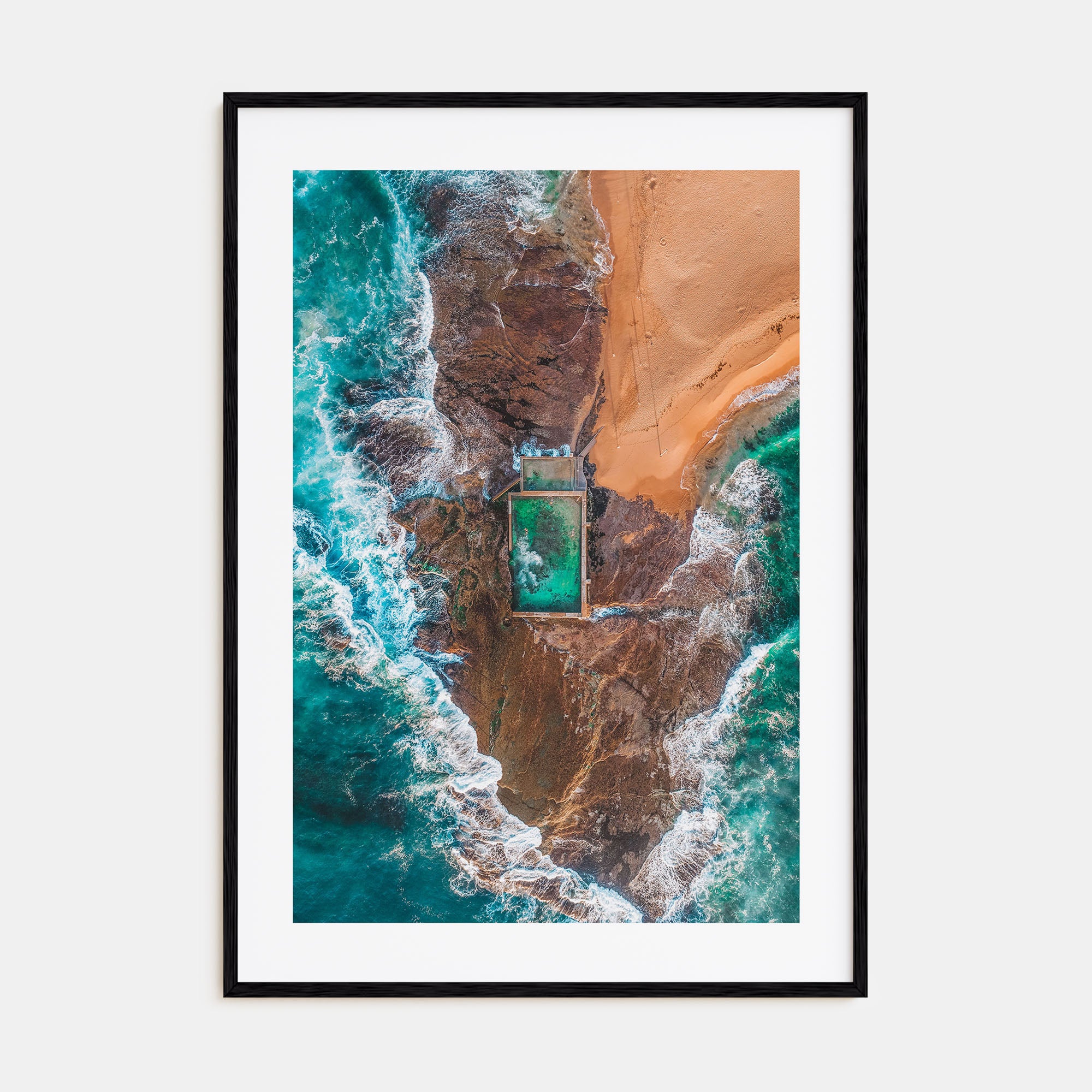 Ocean Pool Photo Color No 2 Poster