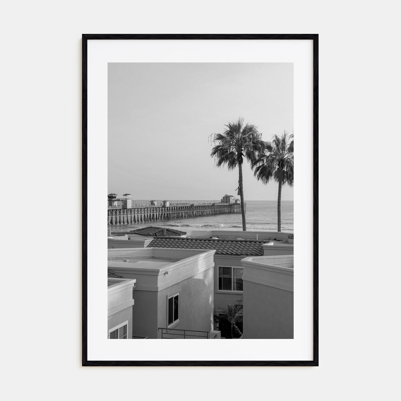 Oceanside Photo B&W No 1 Poster