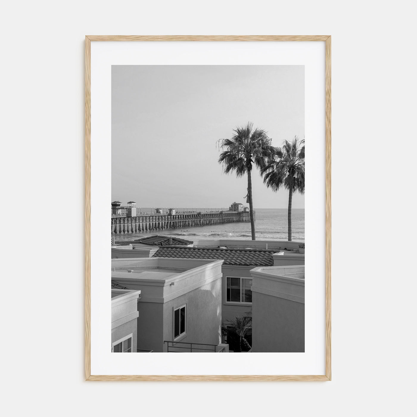 Oceanside Photo B&W No 1 Poster