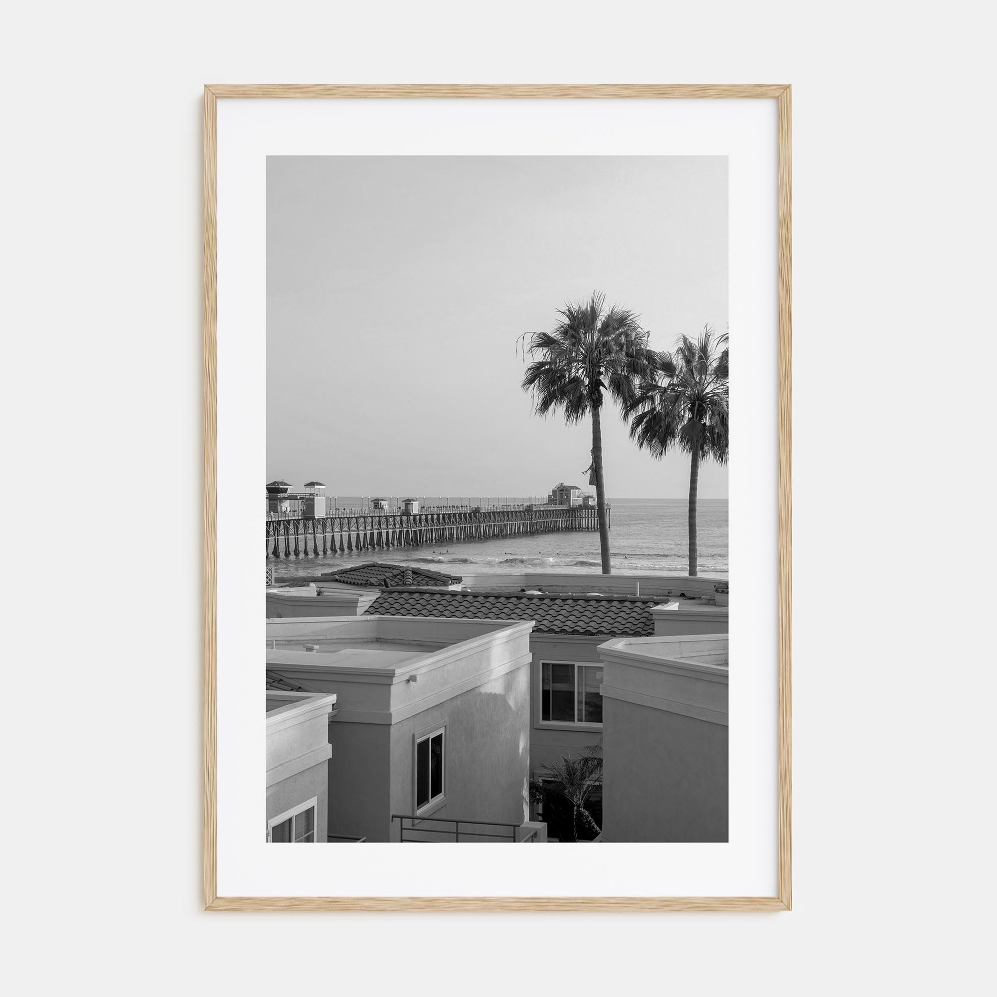 Oceanside Photo B&W No 1 Poster
