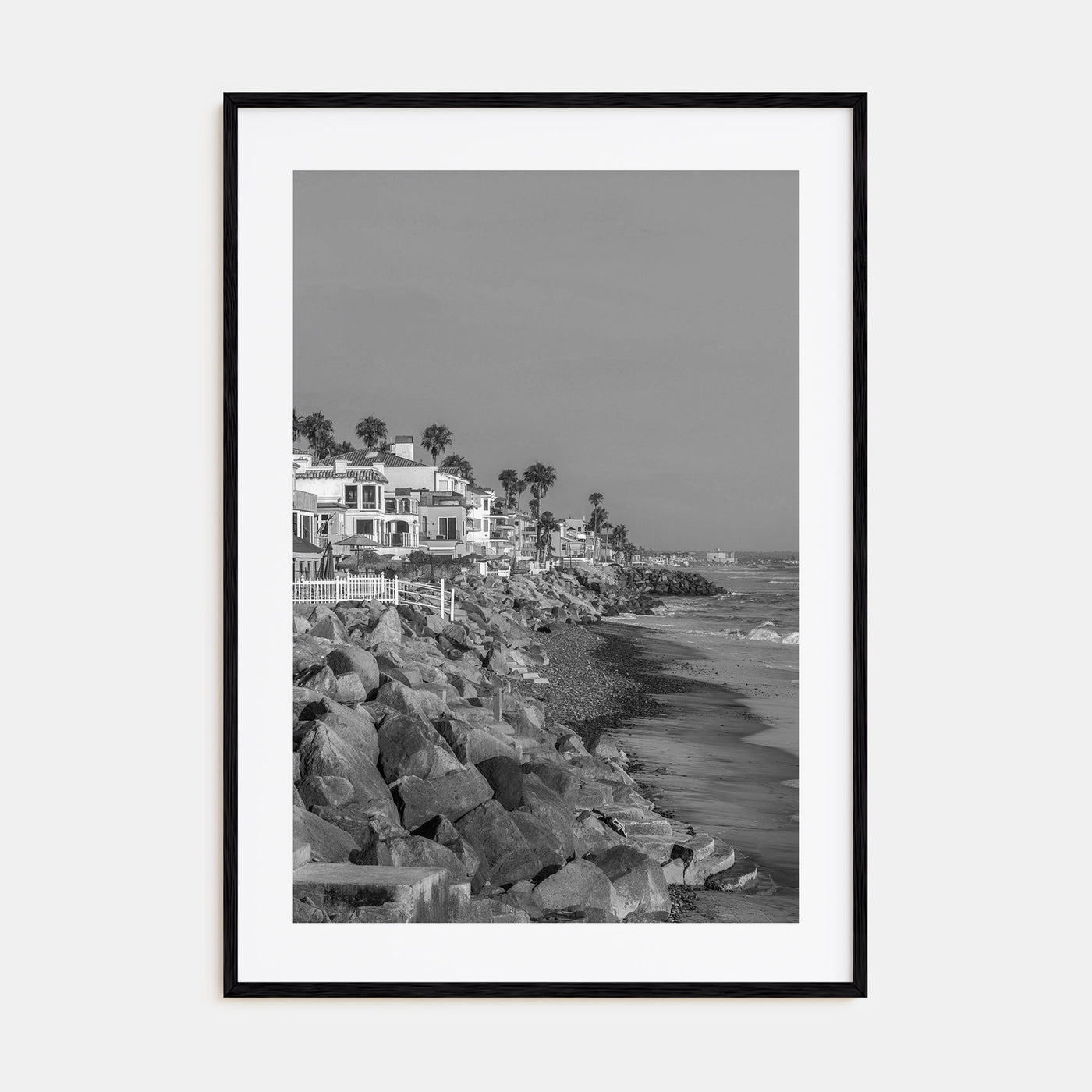 Oceanside Photo B&W No 2 Poster