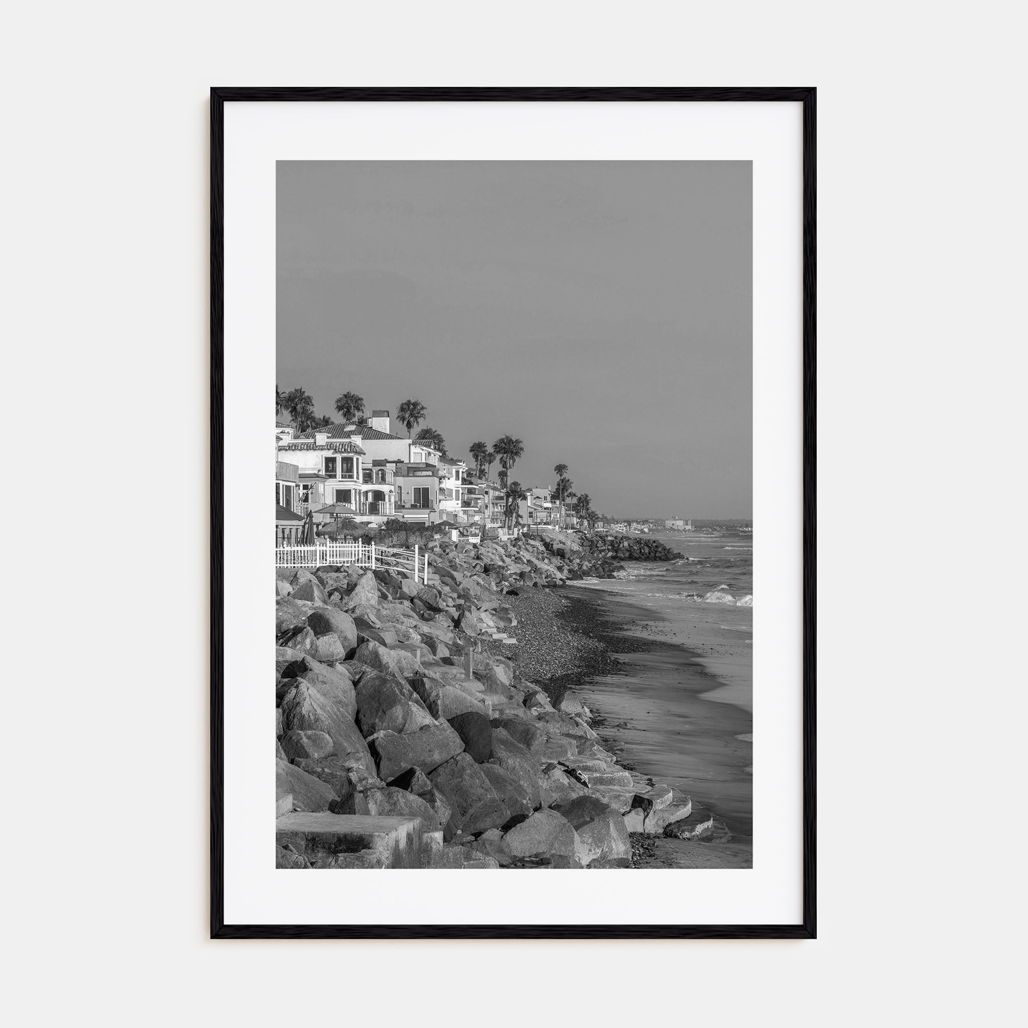 Oceanside Photo B&W No 2 Poster
