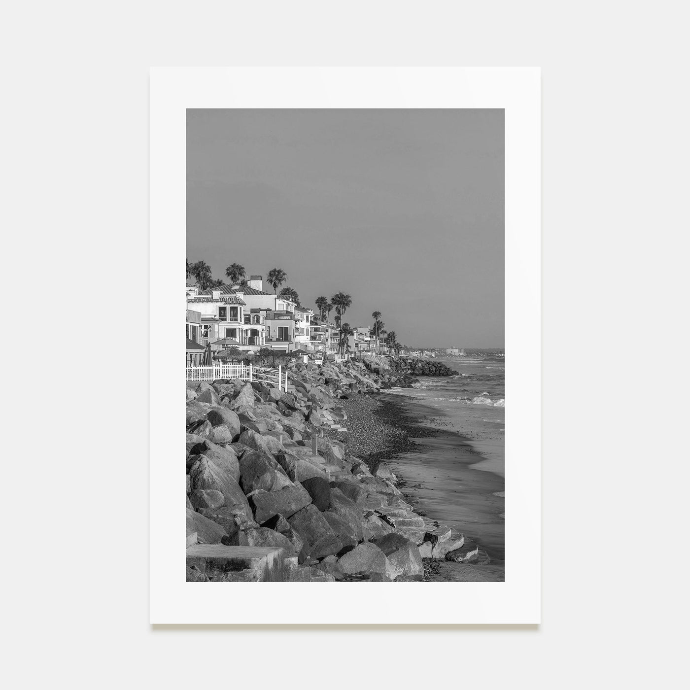 Oceanside Photo B&W No 2 Poster