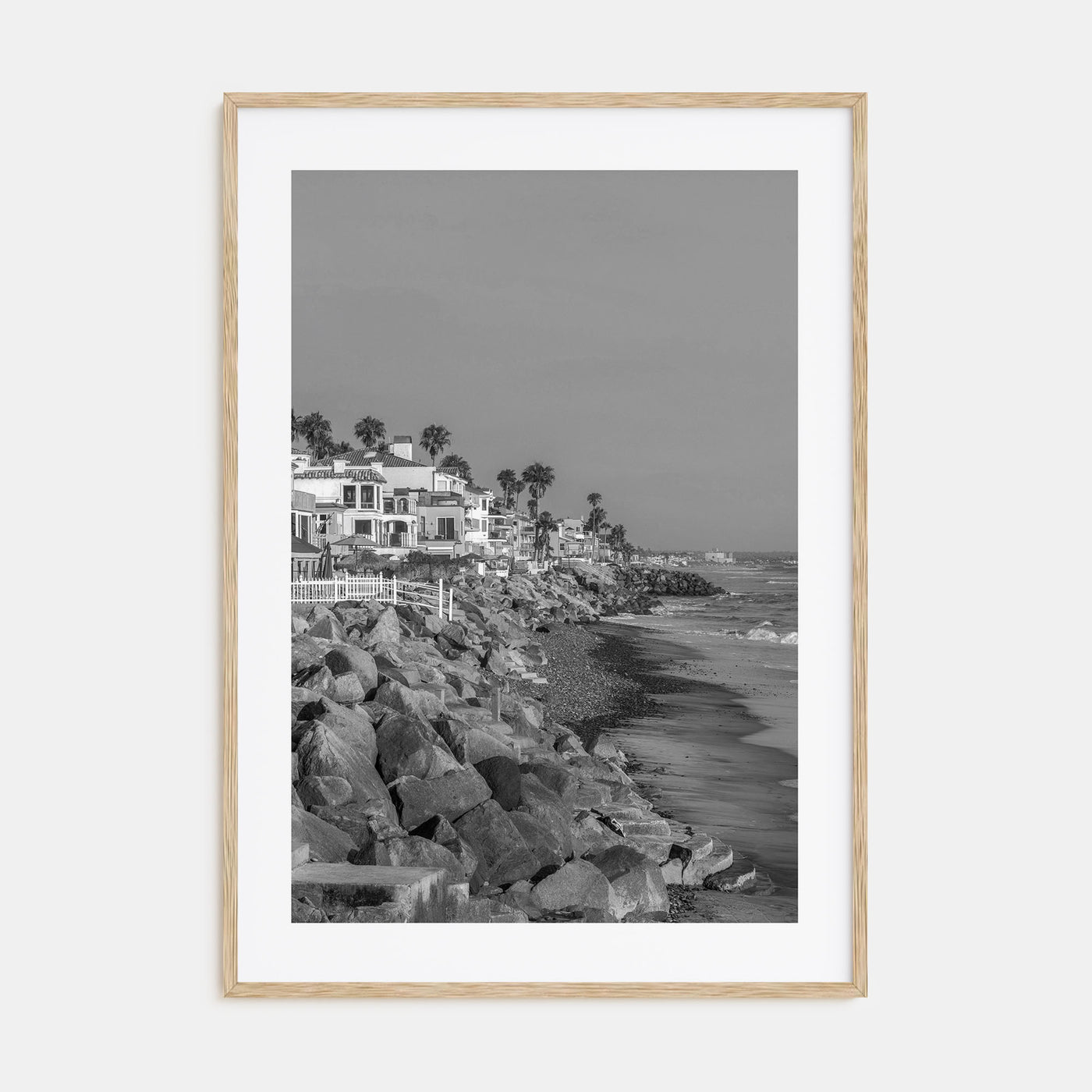 Oceanside Photo B&W No 2 Poster