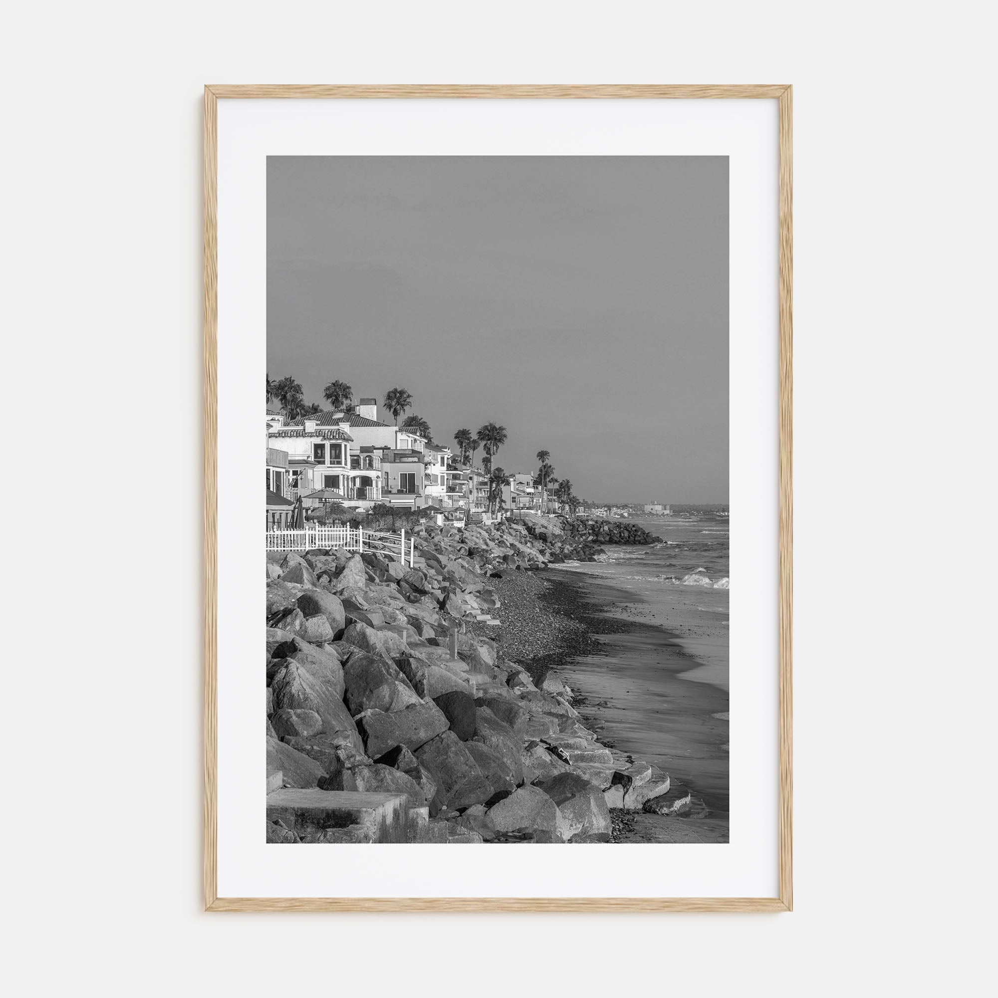 Oceanside Photo B&W No 2 Poster