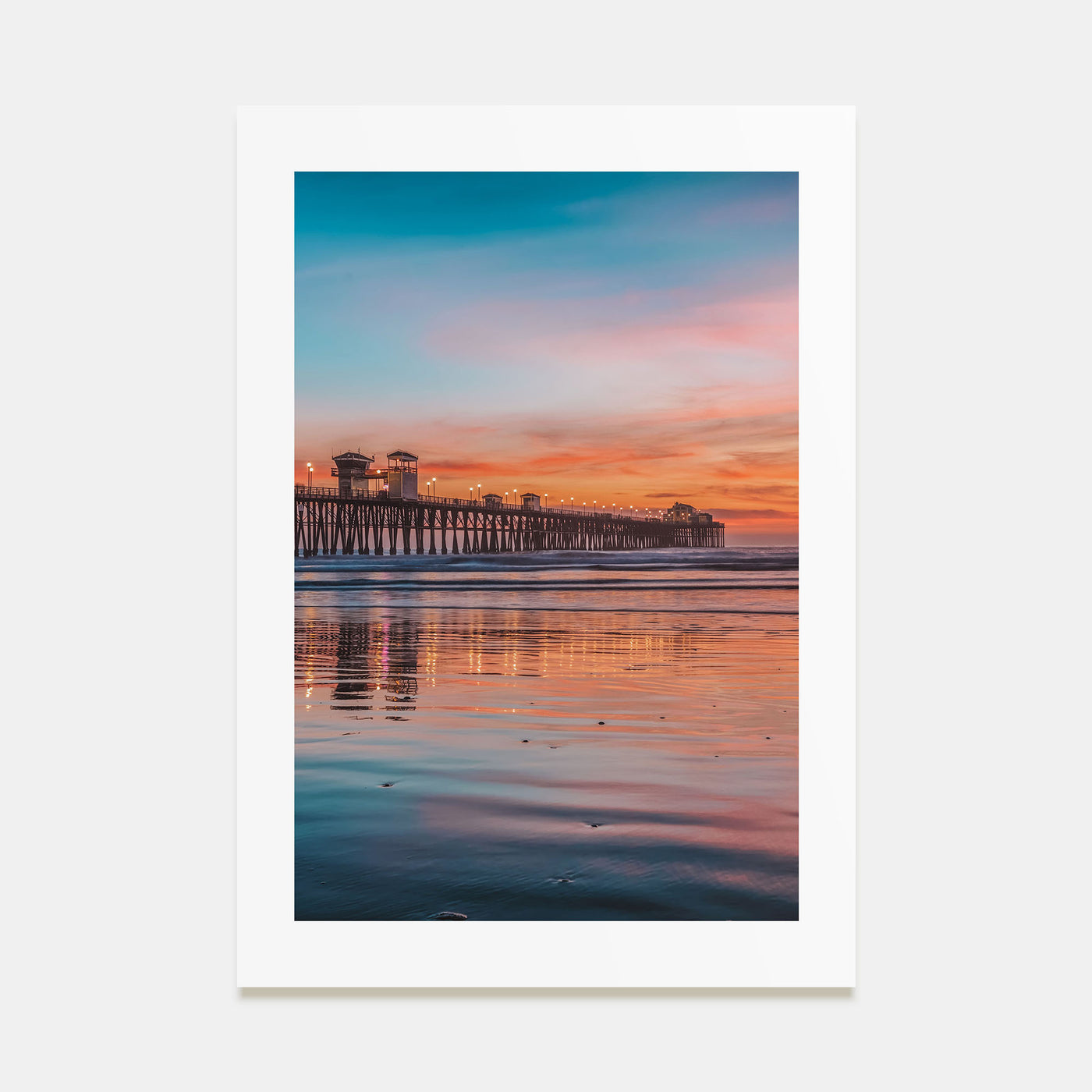 Oceanside Photo Color No 4 Poster