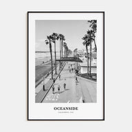 Oceanside Portrait B&W No 3 Poster