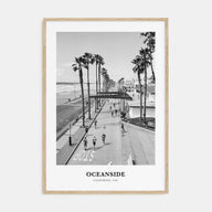Oceanside Portrait B&W No 3 Poster