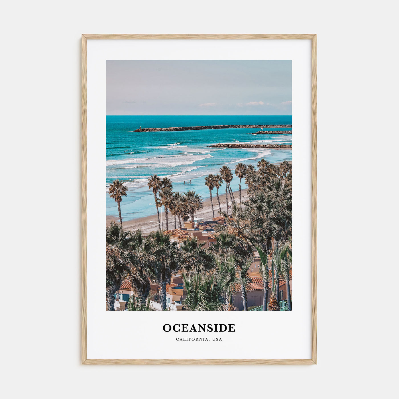 Oceanside Portrait Color No 2 Poster