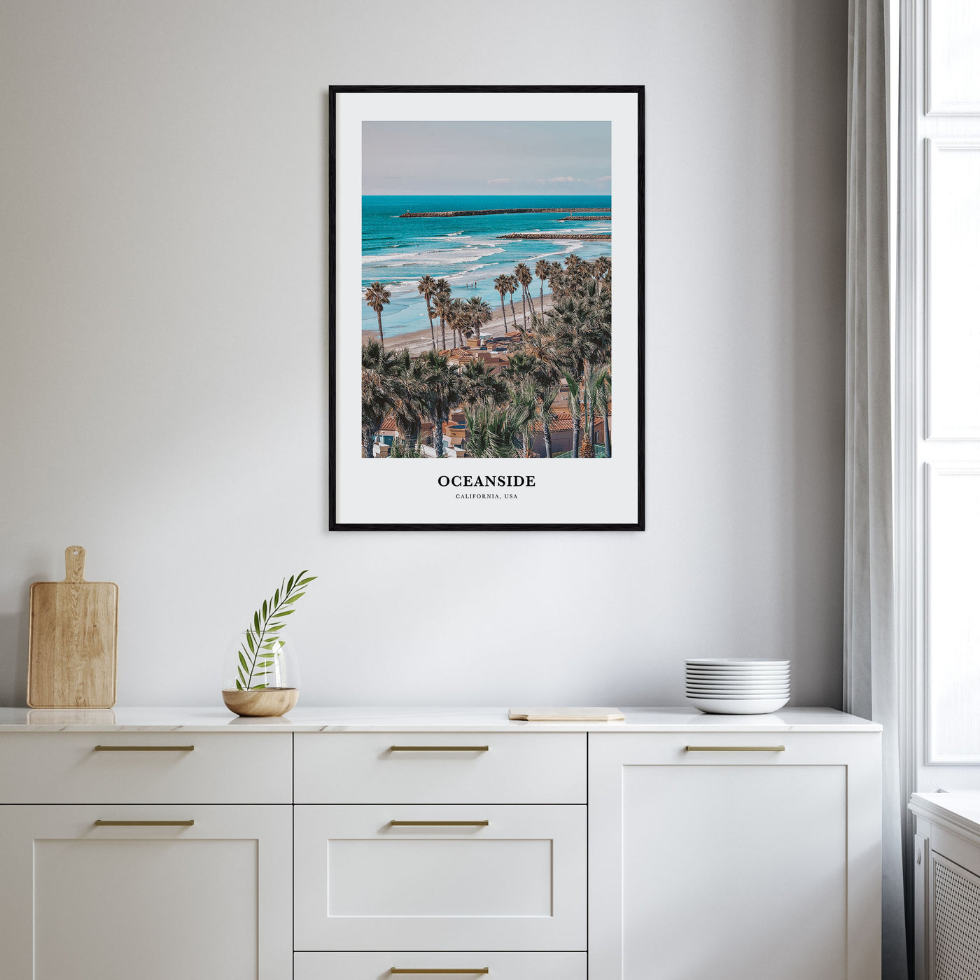 Oceanside Portrait Color No 2 Poster