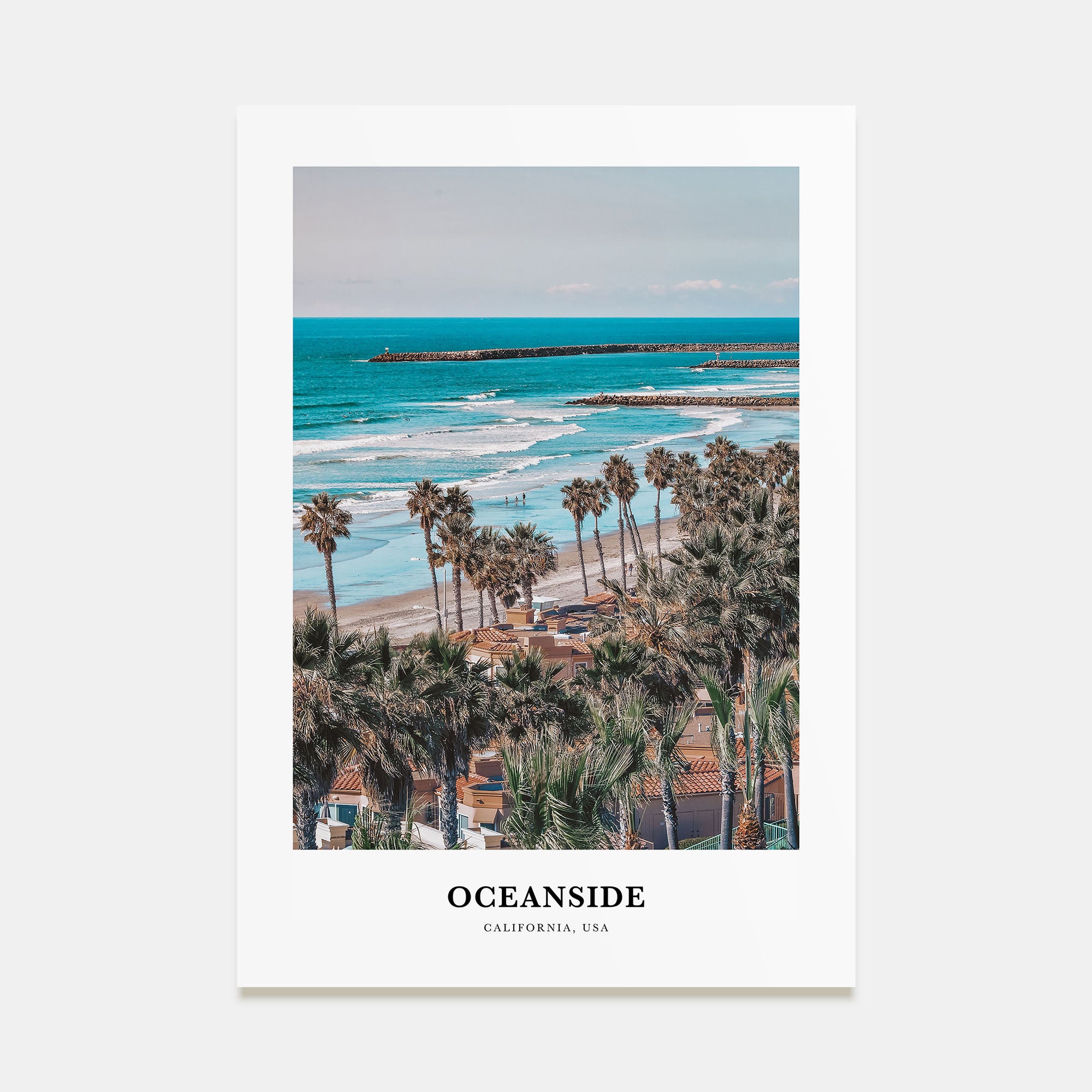 Oceanside Portrait Color No 2 Poster