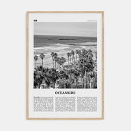 Oceanside Travel B&W No 1 Poster