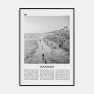 Oceanside Travel B&W No 2 Poster