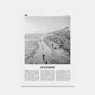 Oceanside Travel B&W No 2 Poster
