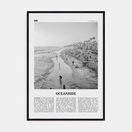 Oceanside Travel B&W No 2 Poster