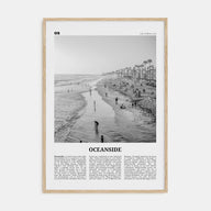 Oceanside Travel B&W No 2 Poster