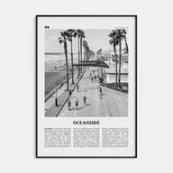 Oceanside Travel B&W No 3 Poster