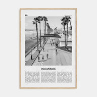 Oceanside Travel B&W No 3 Poster