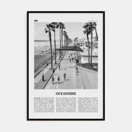 Oceanside Travel B&W No 3 Poster