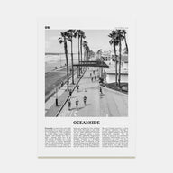 Oceanside Travel B&W No 3 Poster