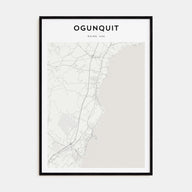 Ogunquit Map Portrait Poster
