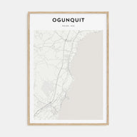 Ogunquit Map Portrait Poster