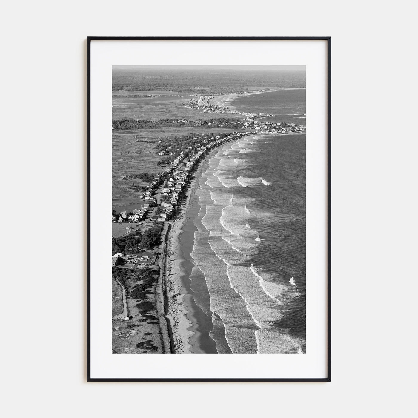 Ogunquit Photo B&W Poster