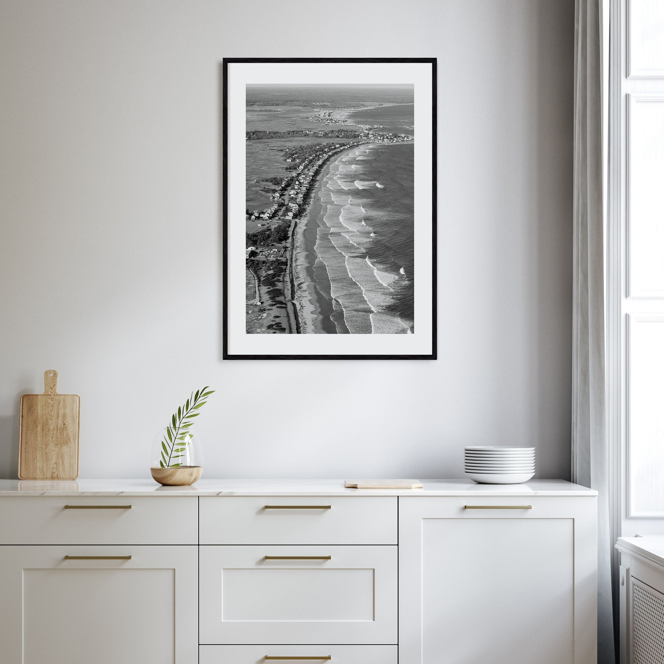 Ogunquit Photo B&W Poster