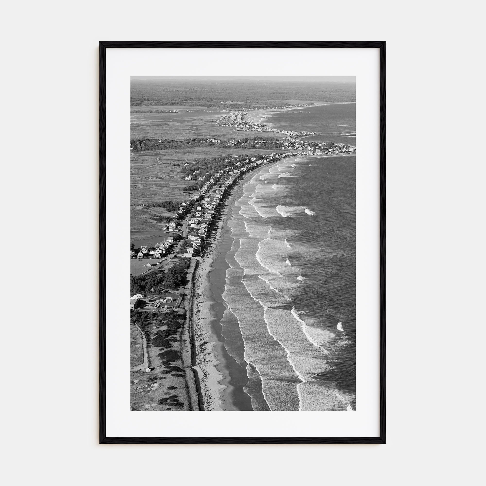 Ogunquit Photo B&W Poster