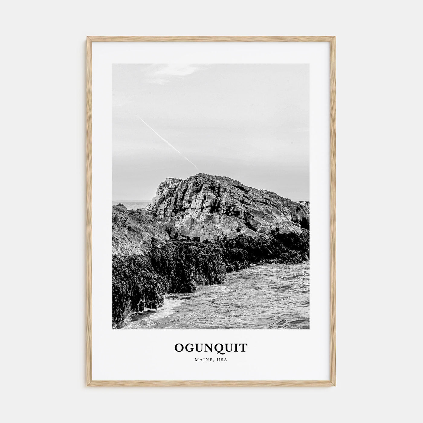 Ogunquit Portrait B&W Poster