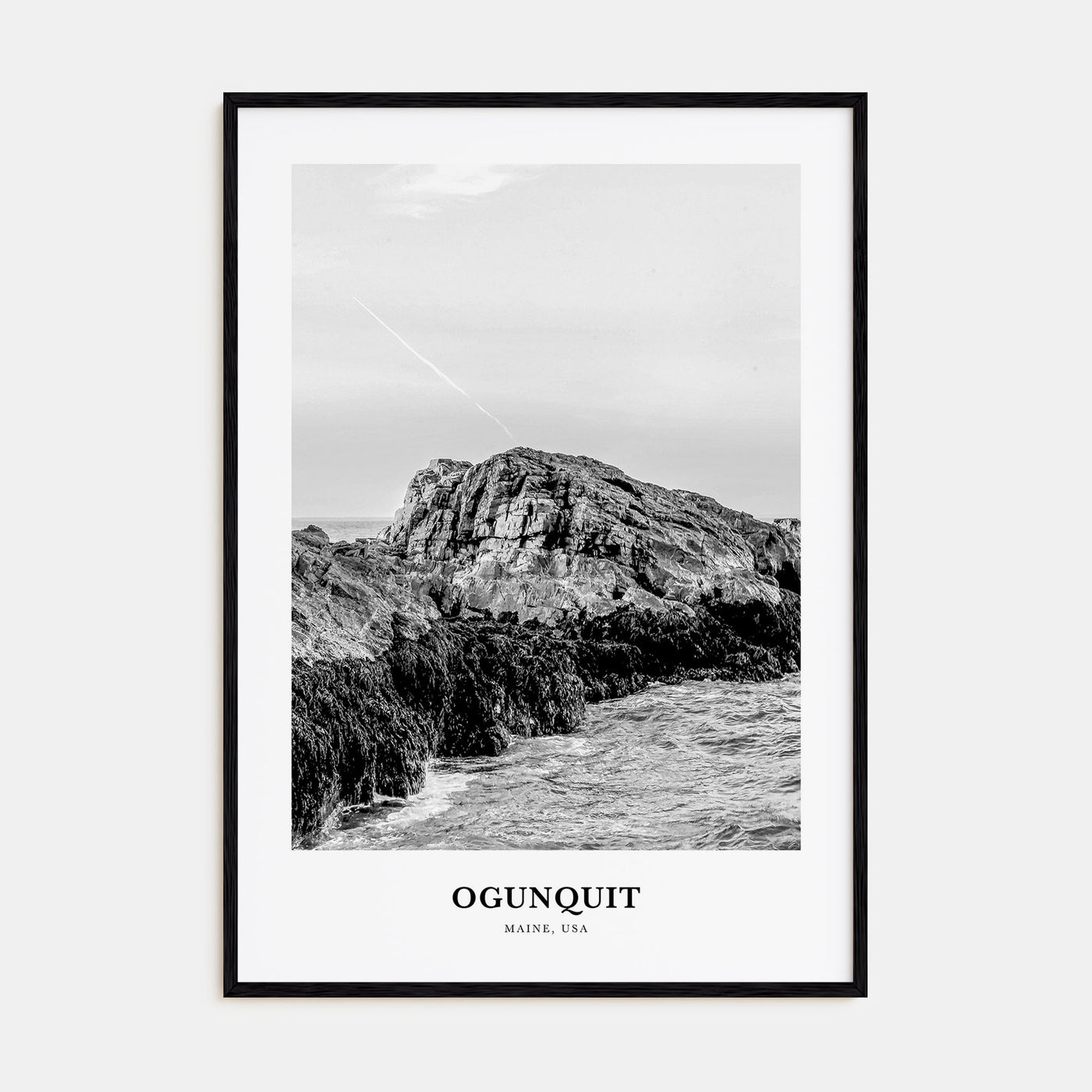 Ogunquit Portrait B&W Poster