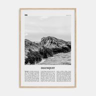 Ogunquit Travel B&W Poster