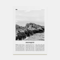 Ogunquit Travel B&W Poster