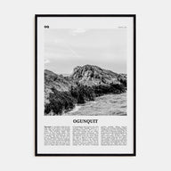 Ogunquit Travel B&W Poster
