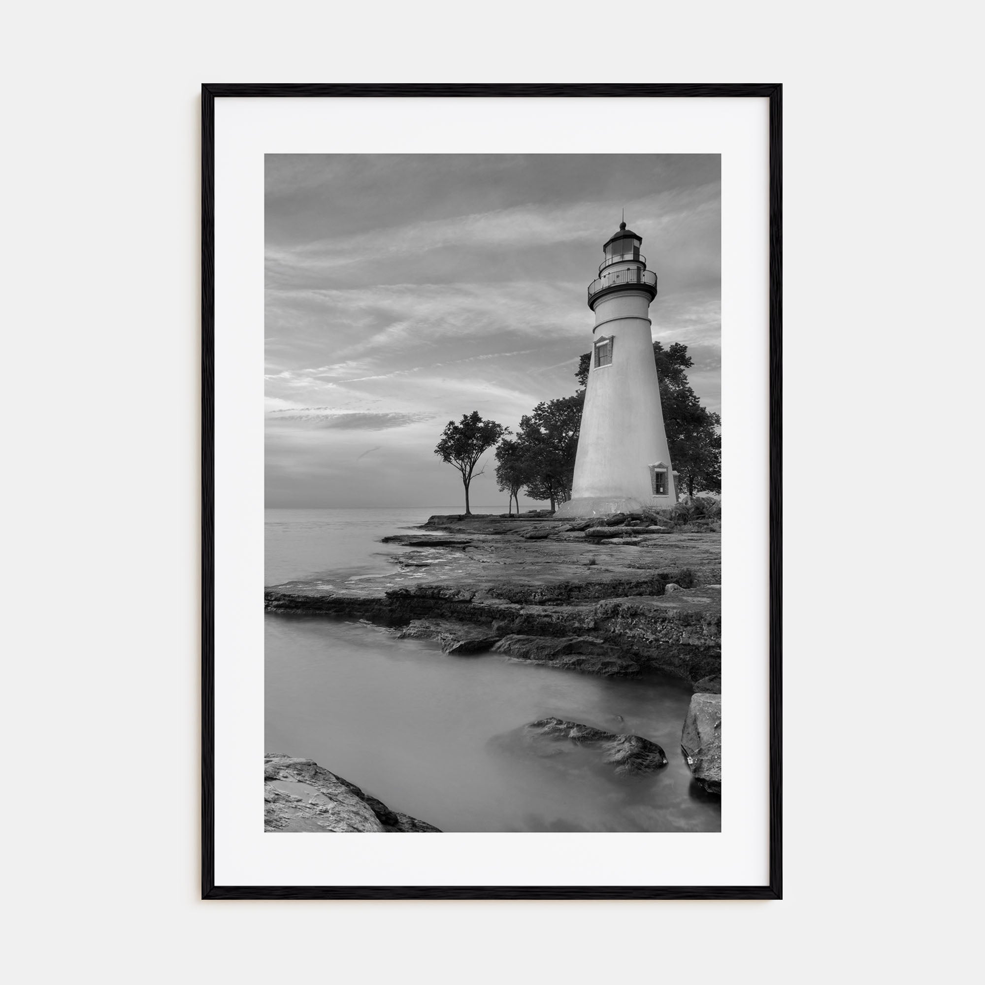 Ohio Photo B&W Poster