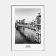 Ohio Portrait B&W No 1 Poster