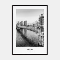 Ohio Portrait B&W No 1 Poster