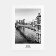 Ohio Portrait B&W No 1 Poster
