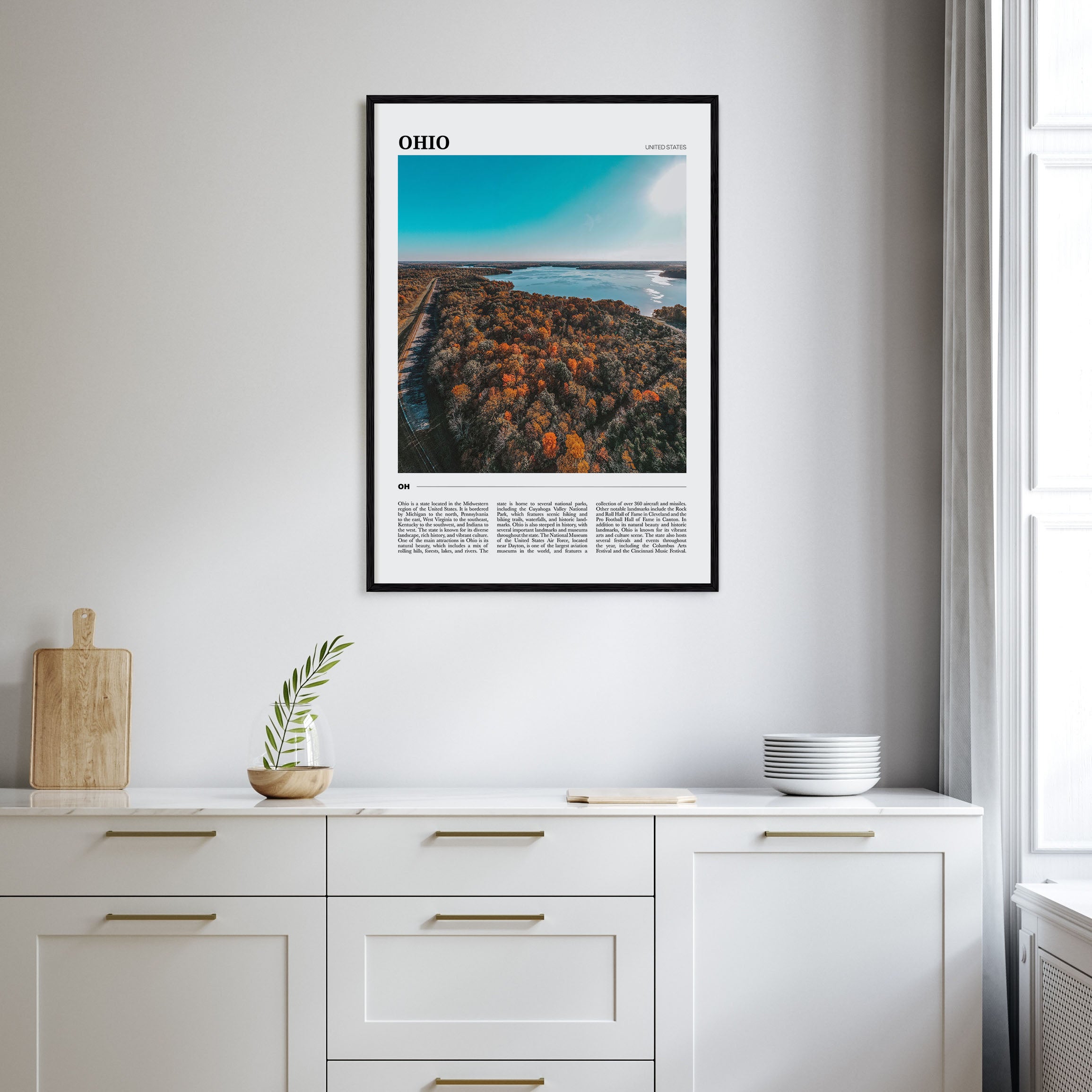 Ohio Travel Color Poster