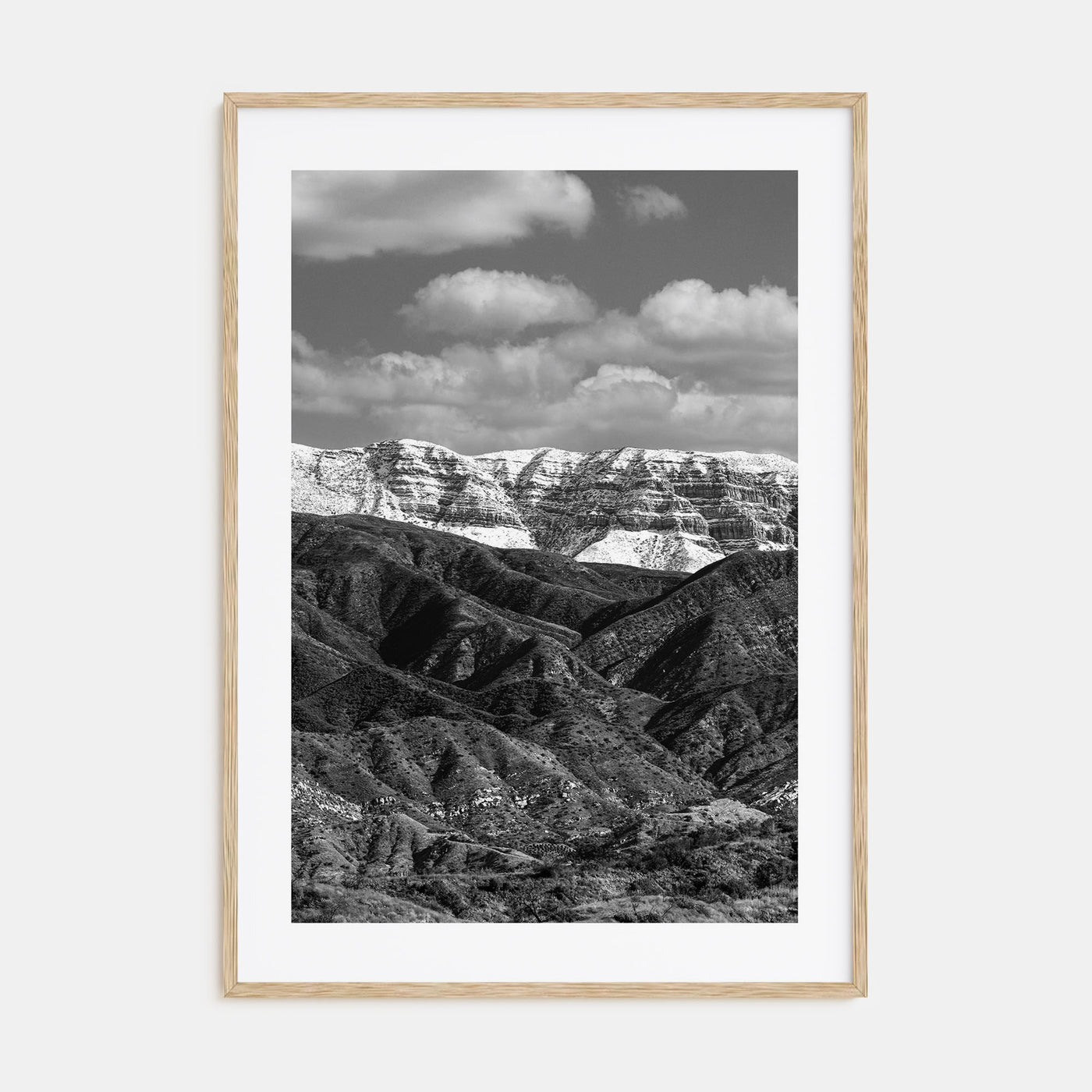 Ojai Photo B&W Poster