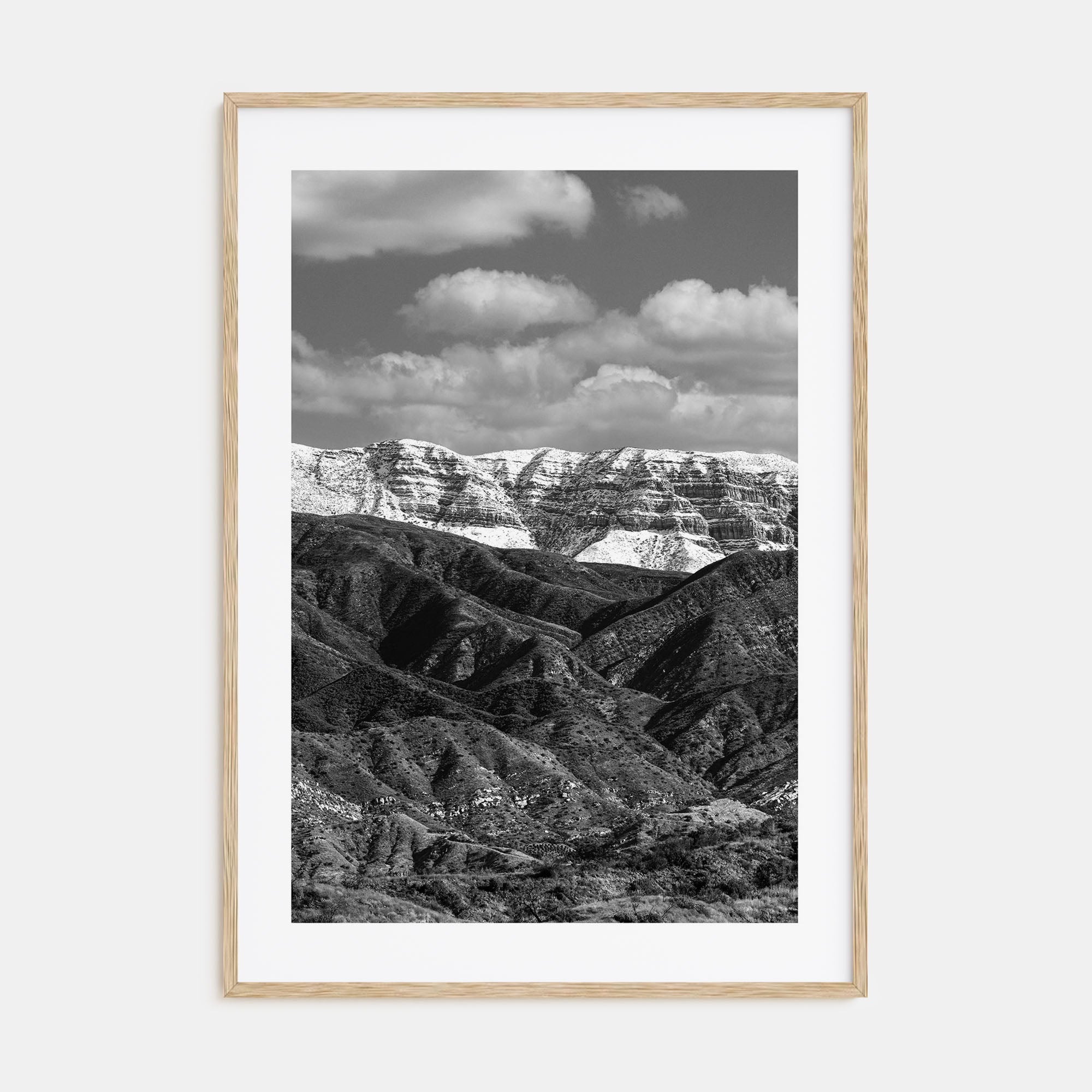 Ojai Photo B&W Poster