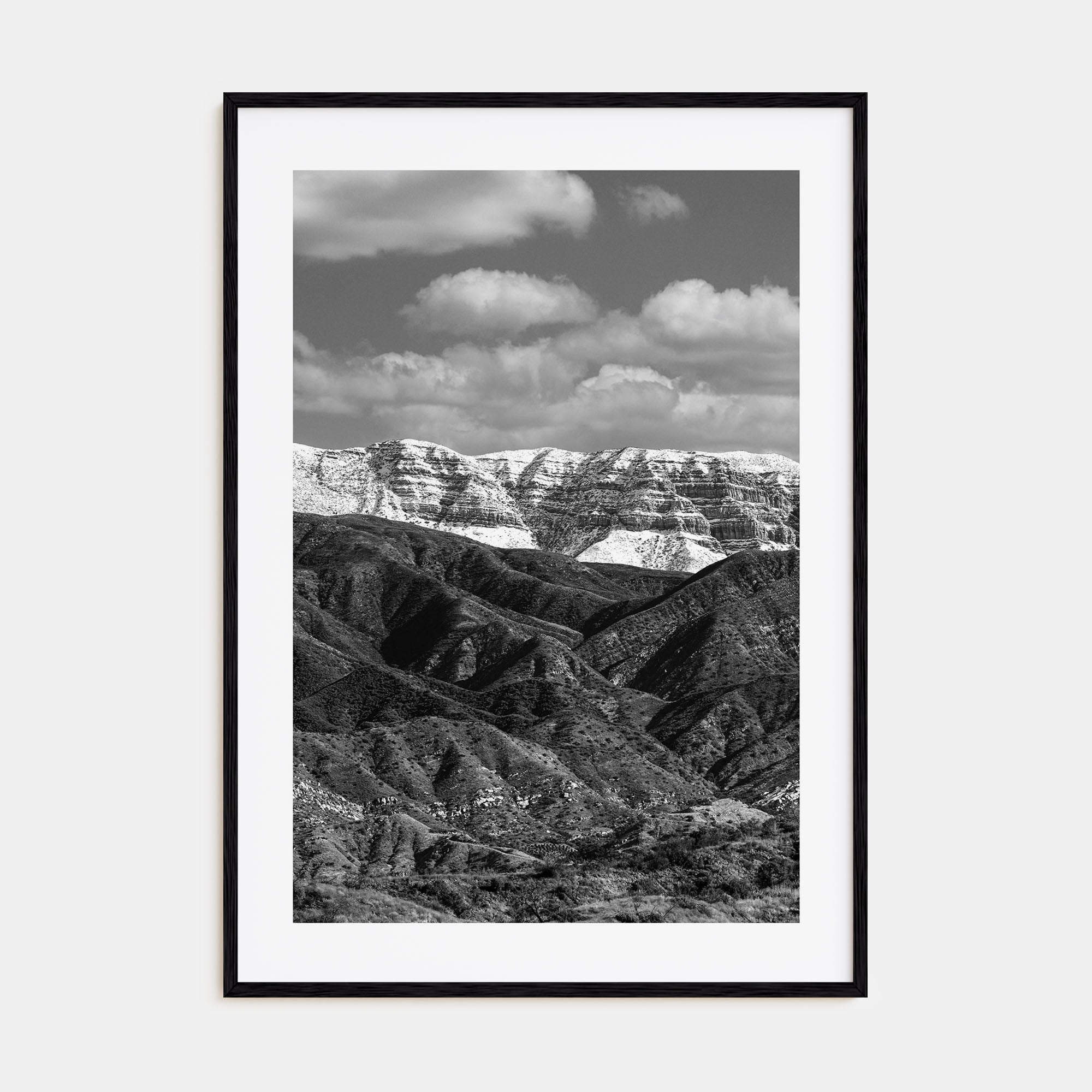 Ojai Photo B&W Poster