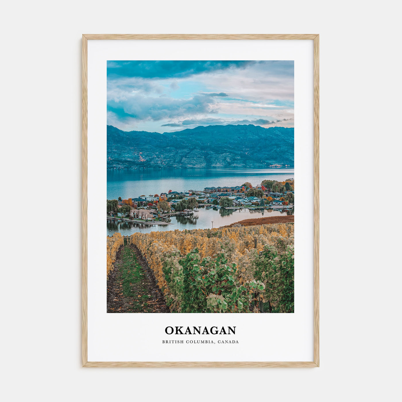 Okanagan Portrait Color Poster