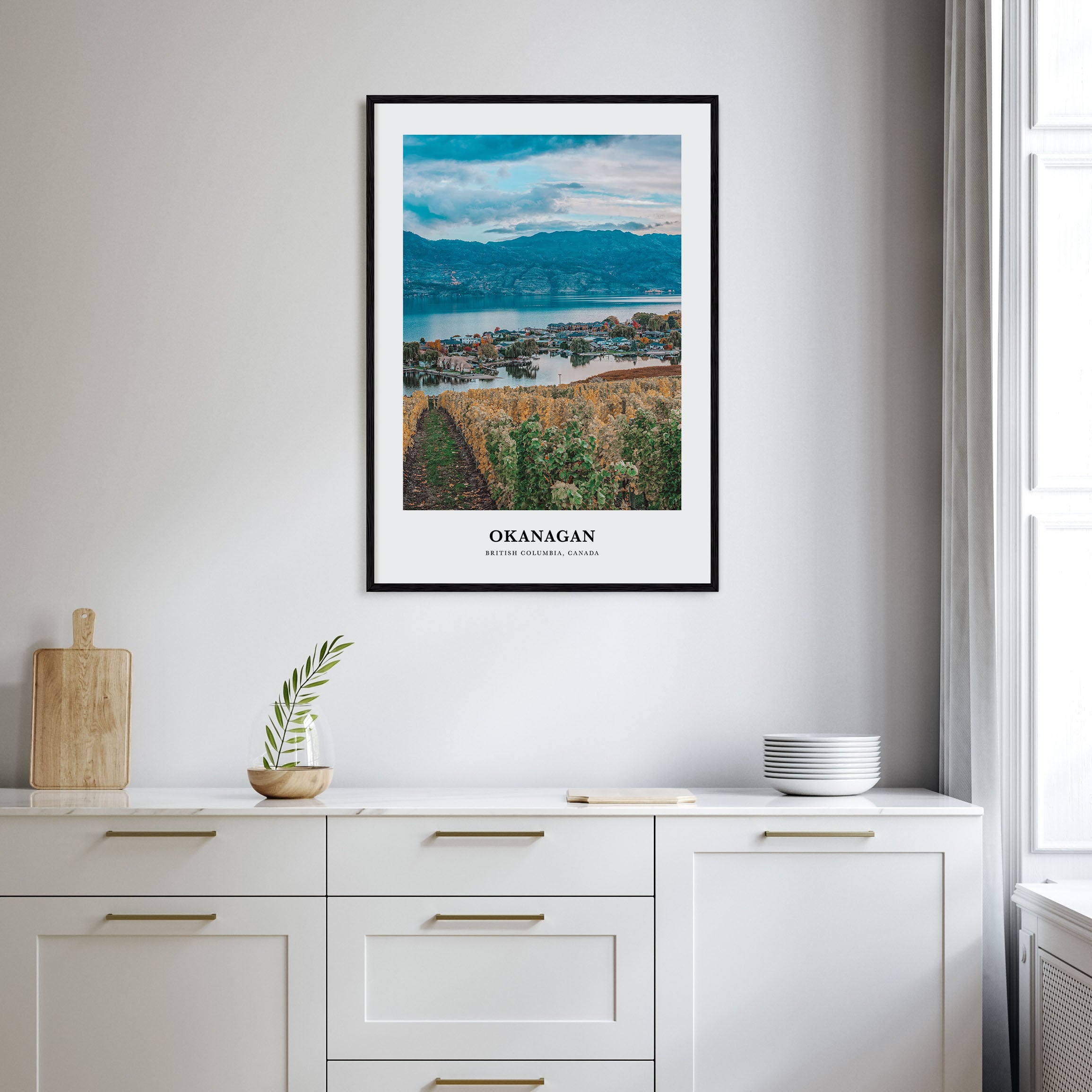 Okanagan Portrait Color Poster