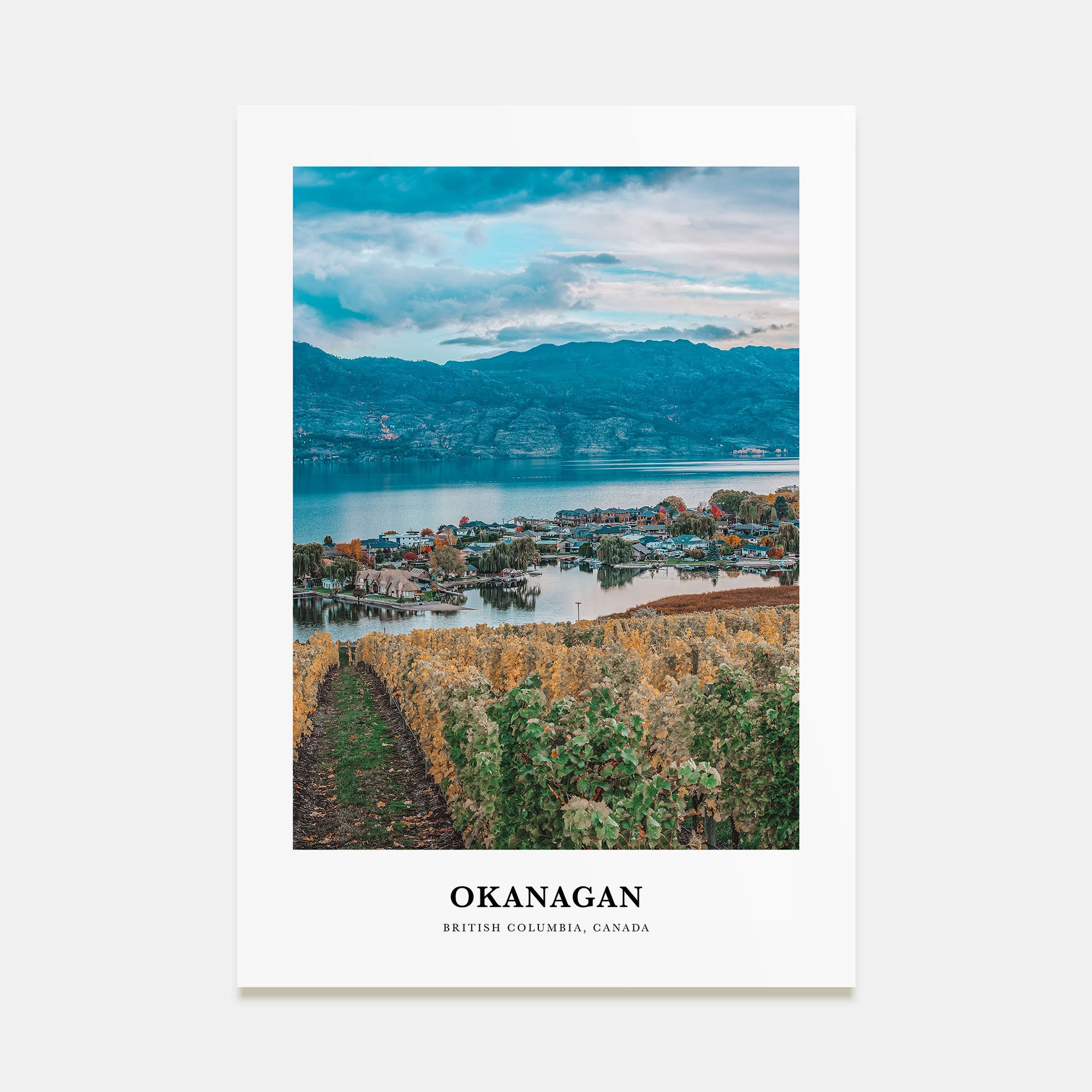 Okanagan Portrait Color Poster