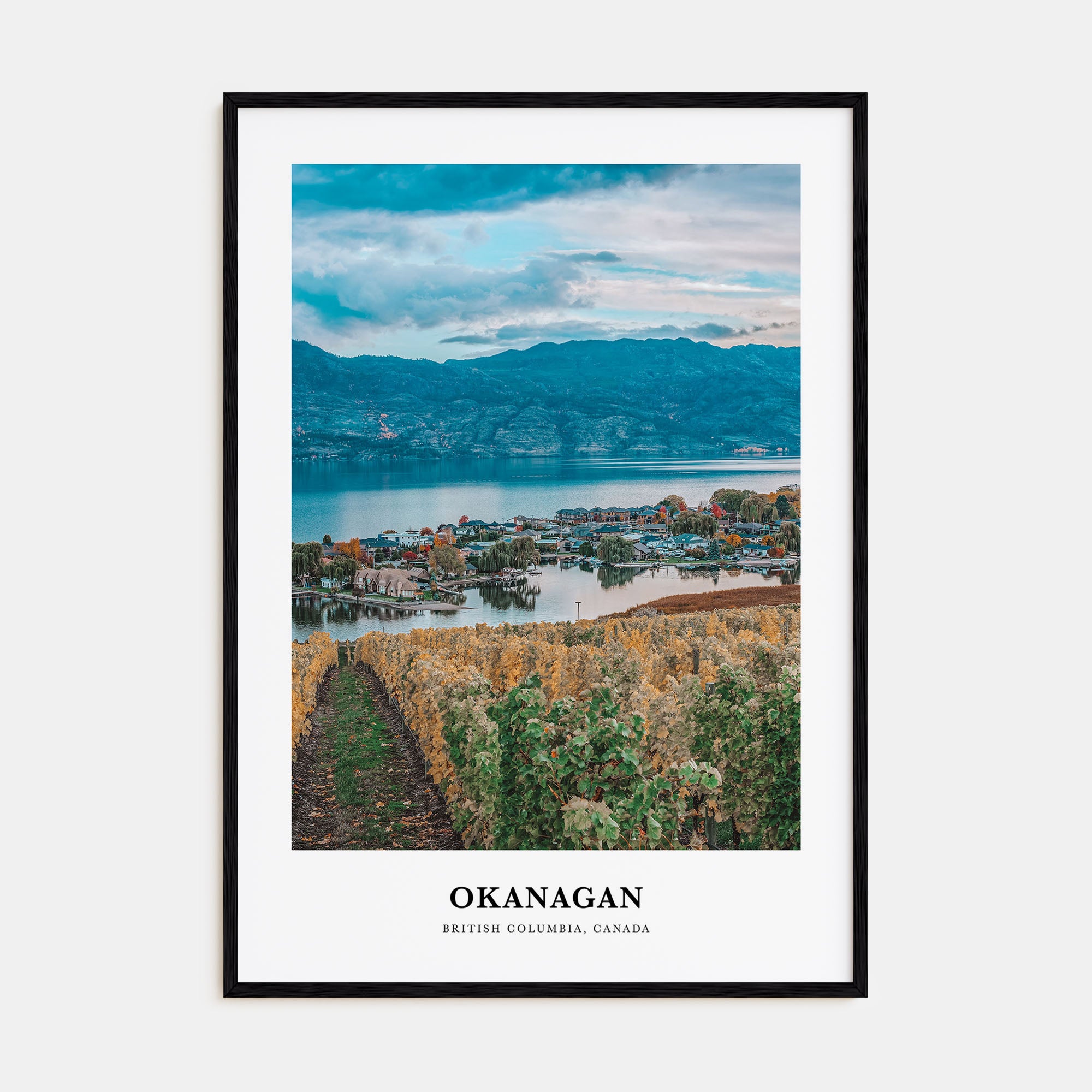 Okanagan Portrait Color Poster